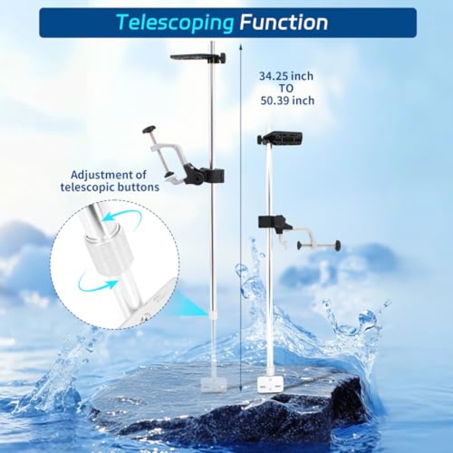 Telescopic Portable Fish Finde - Fish Finder Mount 评论和价格