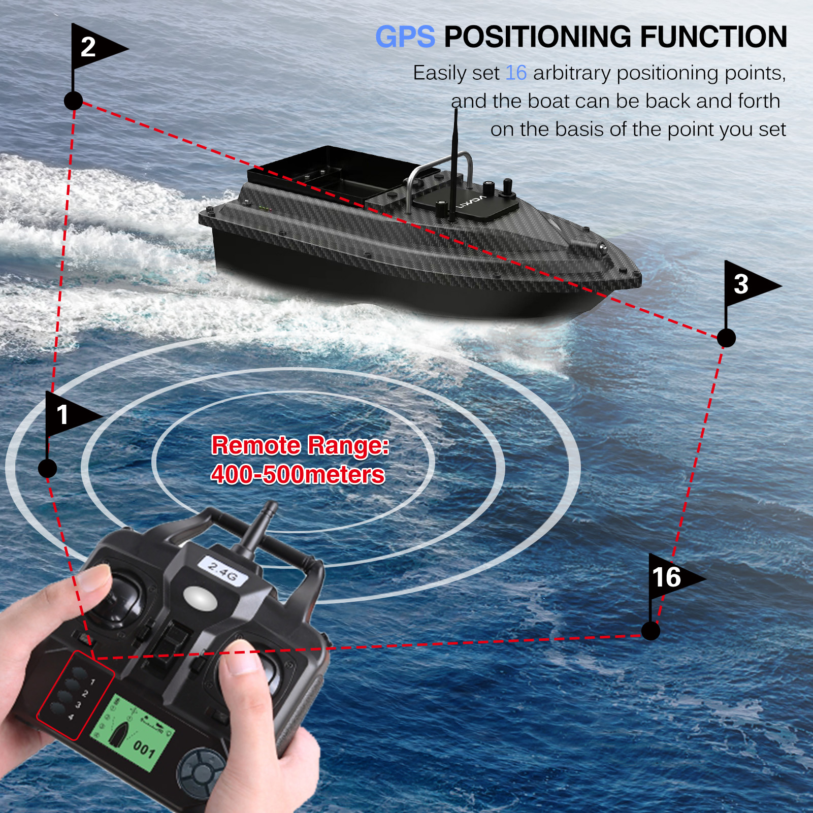 Fishing Bait Boat GPS Fishing  - Fishing Gps 评论和价格