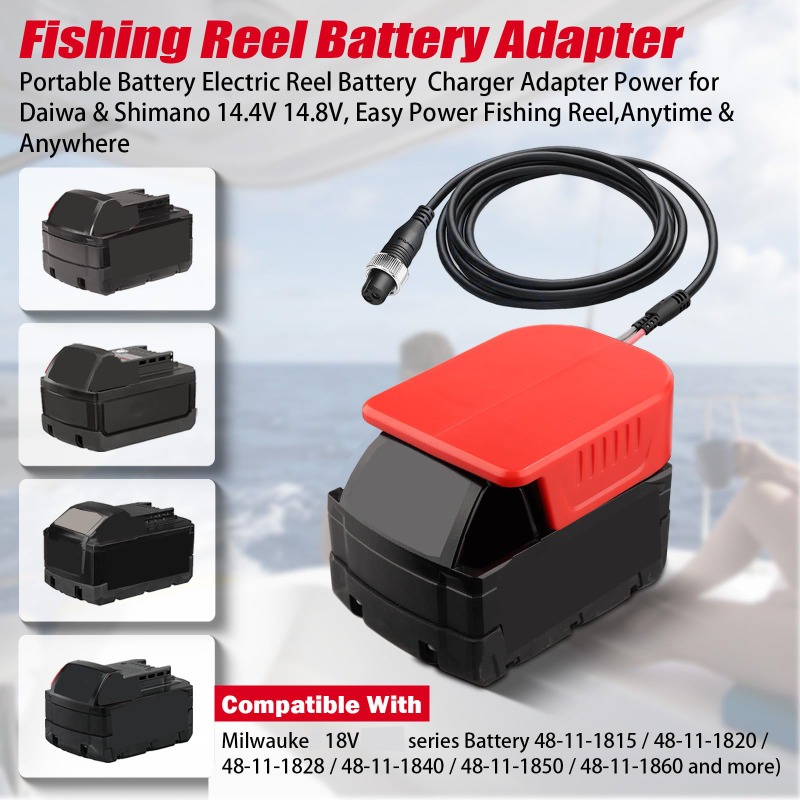 Portable Fishing Reel Adapter  - Fish Finder Battery 评论和价格