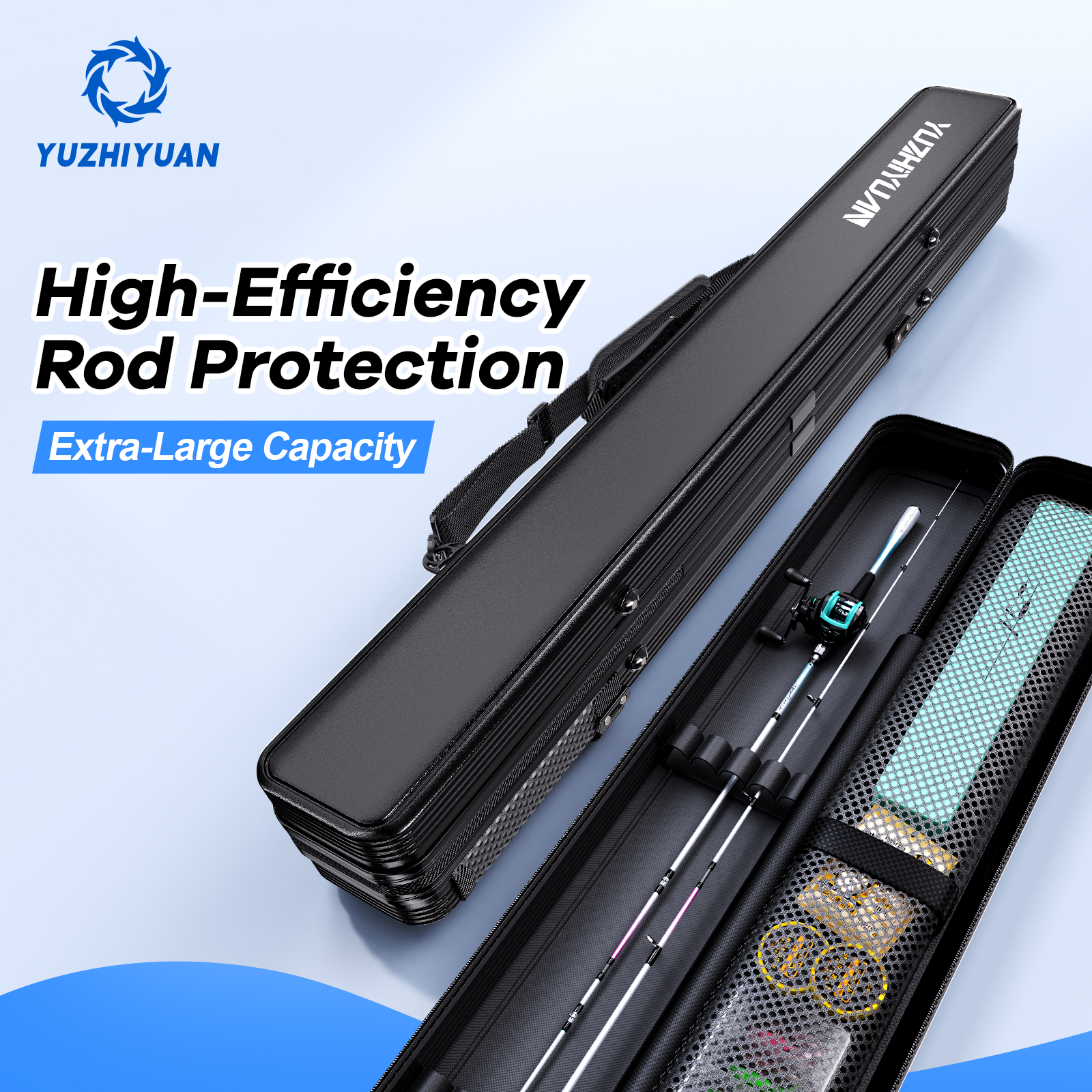 Large-Capacity Fishing Rod Cas - Fish Finder Case 评论和价格