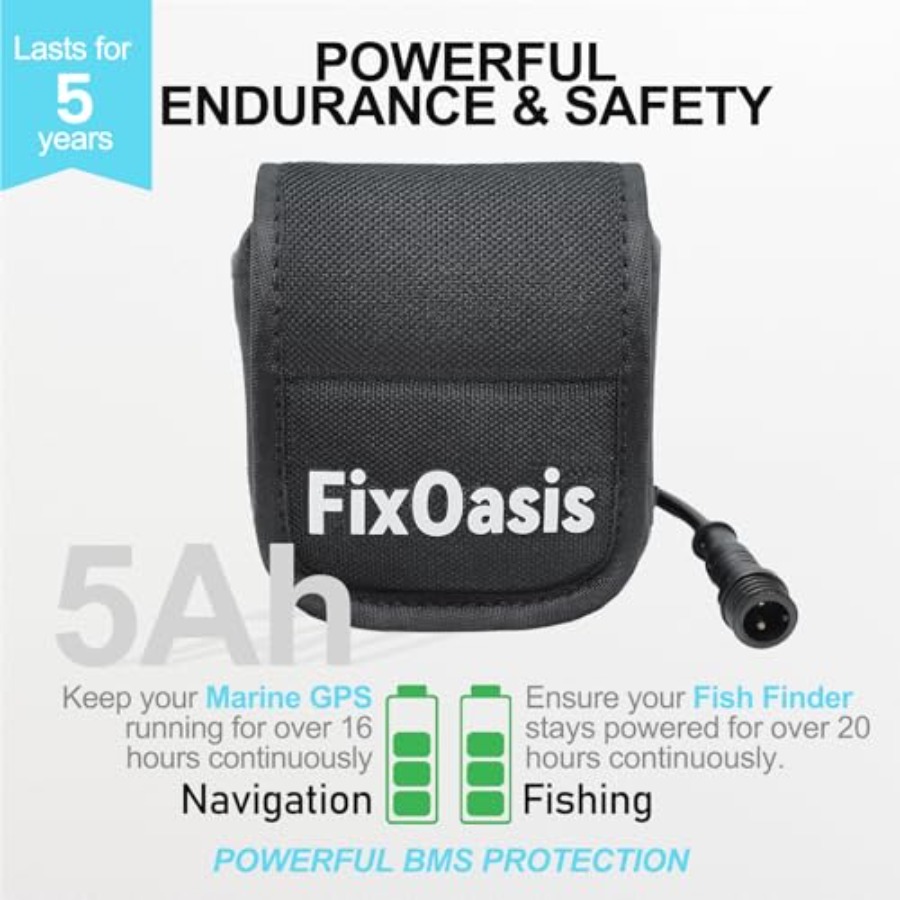 12V Lithium-Ion Fish Finder Ba - Fish Finder Charger 评论和价格