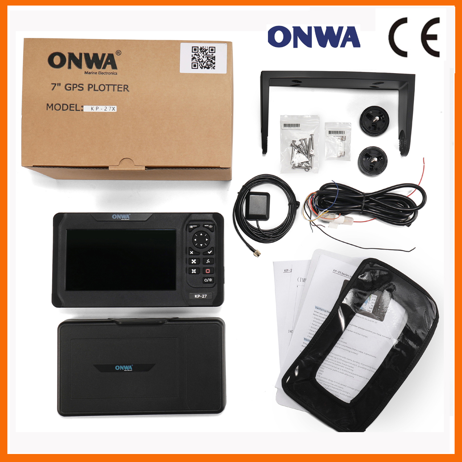 ONWA KP-27X 7-inch GPS Chart P - Fish Finder Gps 评论和价格