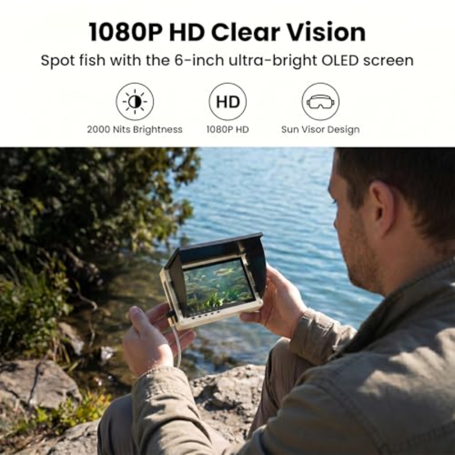 Underwater Fishing Finder Came - Fish Finder Portable 评论和价格