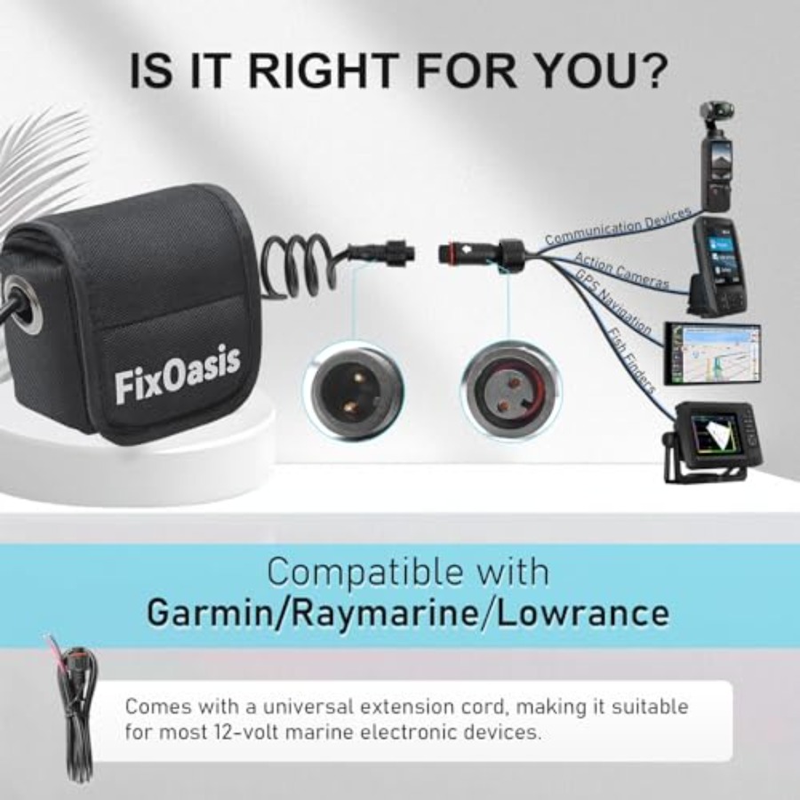 Kayak marine fish finder batte - Fish Finder Charger 评论和价格