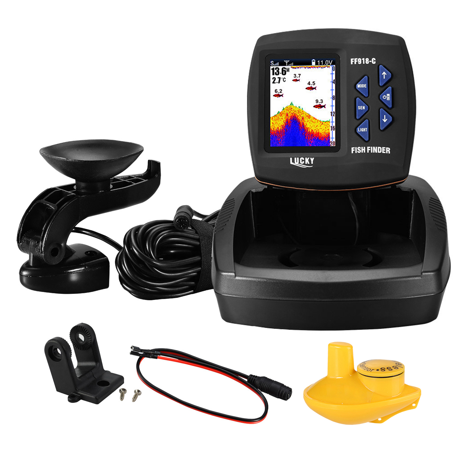 Portable Fish Finder Wireless  - Fishing Depth Finder 评论和价格