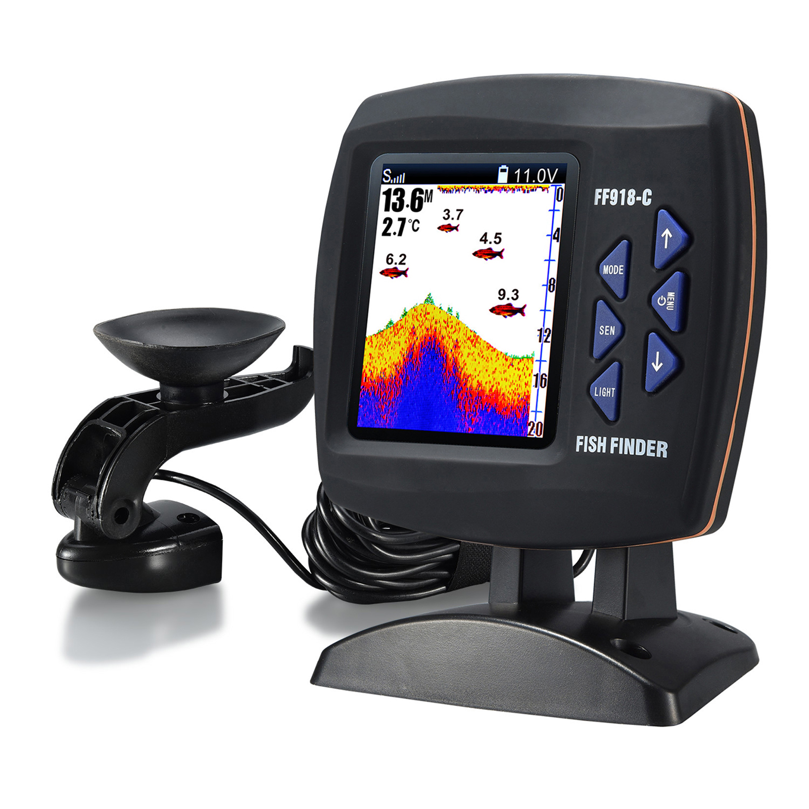 Portable Fish Finder Wireless  - Fishing Depth Finder 评论和价格