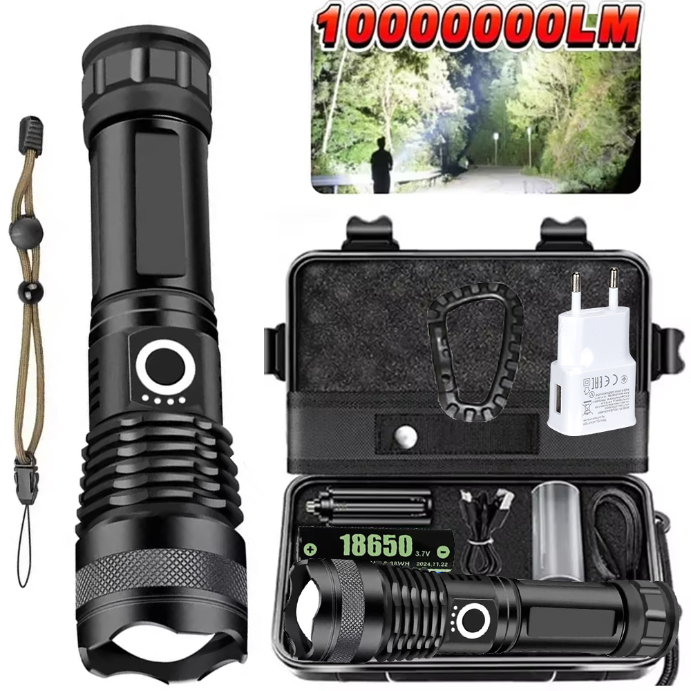 High Power LED Flashlight Rech - Fishing Light 评论和价格