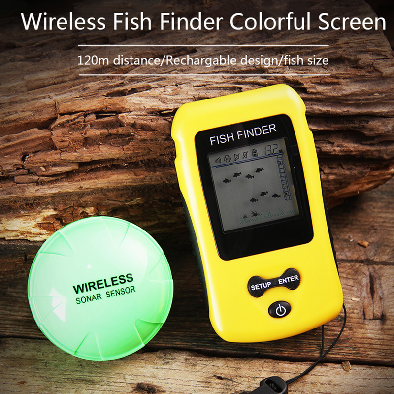 Brand New Colorful Wireless Fi - Fishing Depth Finder 评论和价格